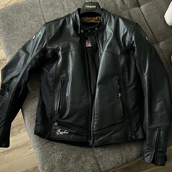 JOE ROCKET WOMEN'S SONIC LEATHER MOTORCYCLE JACKET small - Picture 4 of 7